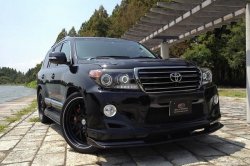 16 649 р. Элерон под передний бампер ELFORD SUV NEO Toyota Land Cruiser 200 1-ый рестайлинг (2012-2015) (Неокрашенная)  с доставкой в г. Майкоп. Увеличить фотографию 4