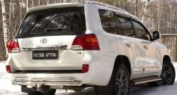 749 р. Реснички на фонари RA  Toyota Land Cruiser  200 (2012-2015) 1-ый рестайлинг (Неокрашенные)  с доставкой в г. Майкоп. Увеличить фотографию 3
