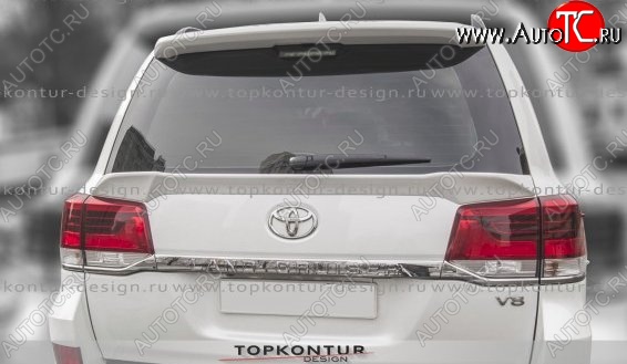 8 149 р. Спойлер TopKontur Design (нижний) Toyota Land Cruiser 200 1-ый рестайлинг (2012-2015) (Неокрашенный)  с доставкой в г. Майкоп