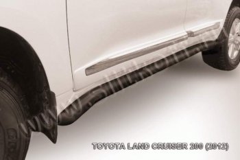 Защита порогов Slitkoff Toyota Land Cruiser  200 (2012-2015) 1-ый рестайлинг