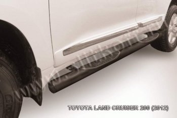 Защита порогов Slitkoff Toyota Land Cruiser  200 (2012-2015) 1-ый рестайлинг