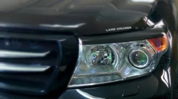 889 р. Реснички на фары KURAJ Toyota Land Cruiser 200 дорестайлинг (2007-2012) (Неокрашенные)  с доставкой в г. Майкоп. Увеличить фотографию 3