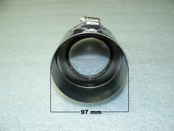 3 879 р. Насадка глушителя WINBO Toyota Land Cruiser 200 дорестайлинг (2007-2012)  с доставкой в г. Майкоп. Увеличить фотографию 2