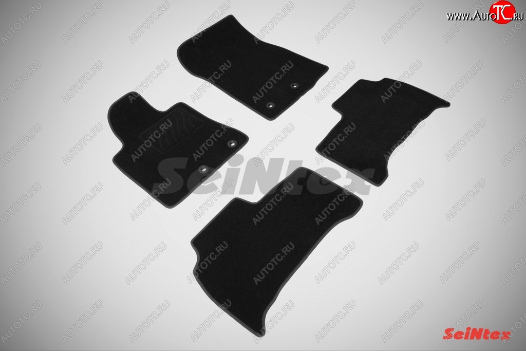 3 599 р. Износостойкие коврики в салон SeiNtex Premium LUX 4 шт. (ворсовые) Toyota Land Cruiser 200 дорестайлинг (2007-2012)  с доставкой в г. Майкоп