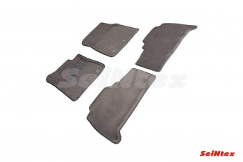 8 349 р. Комплект ворсовых ковриков в салон Seintex (3D)  Toyota Land Cruiser  200 (2012-2015) 1-ый рестайлинг (Черный)  с доставкой в г. Майкоп. Увеличить фотографию 2