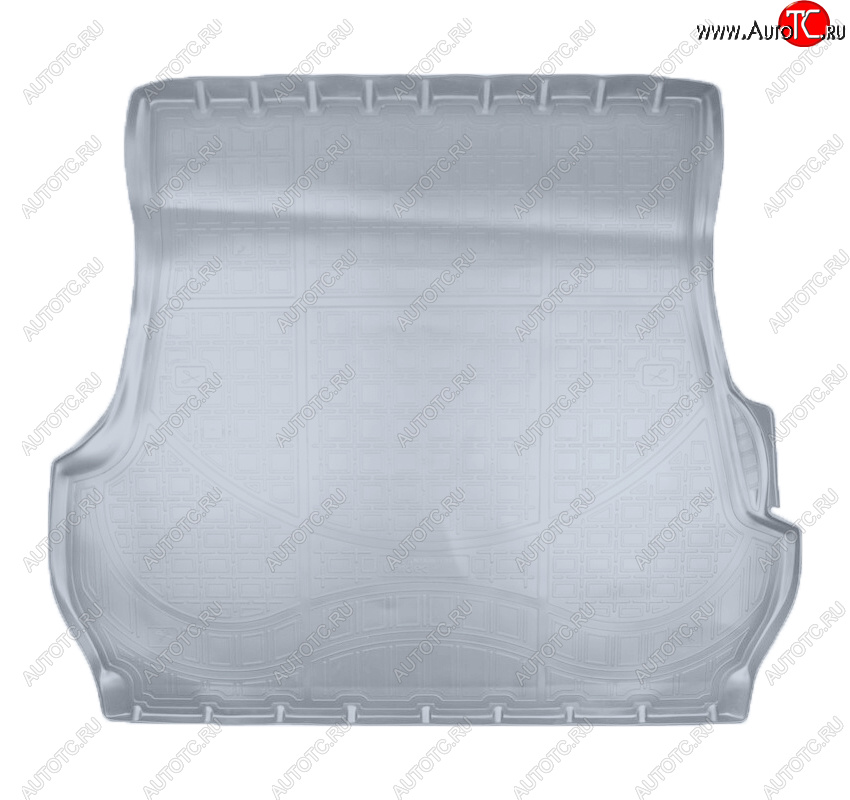 2 779 р. Коврик багажника Norplast Unidec (5 мест) Toyota Land Cruiser 200 дорестайлинг (2007-2012) (Цвет: серый)  с доставкой в г. Майкоп