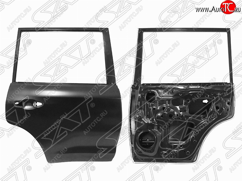 9 999 р. Правая дверь задняя SAT Toyota Land Cruiser 200 2-ой рестайлинг (2015-2021) (Неокрашенная)  с доставкой в г. Майкоп