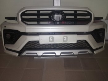54 999 р. Бампер передний THOR Toyota Land Cruiser 200 2-ой рестайлинг (2015-2021) (Неокрашенный)  с доставкой в г. Майкоп. Увеличить фотографию 12
