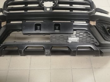 54 999 р. Бампер передний THOR Toyota Land Cruiser 200 2-ой рестайлинг (2015-2021) (Неокрашенный)  с доставкой в г. Майкоп. Увеличить фотографию 8