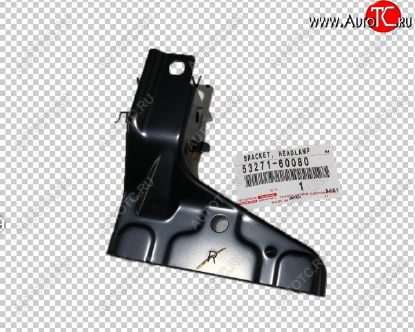 1 239 р. Правый кронштейн крепления фары TOYOTA Toyota Land Cruiser 200 2-ой рестайлинг (2015-2021)  с доставкой в г. Майкоп