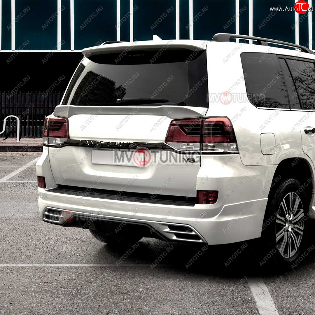 25 899 р. Накладка на бампер WALD  Toyota Land Cruiser  200 (2015-2021) 2-ой рестайлинг (Неокрашенная)  с доставкой в г. Майкоп