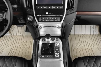 5 999 р. Коврик в салони премиум-класса Kvest Toyota Land Cruiser 200 2-ой рестайлинг (2015-2021)  с доставкой в г. Майкоп. Увеличить фотографию 2