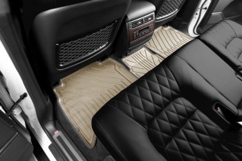 5 999 р. Коврик в салони премиум-класса Kvest Toyota Land Cruiser 200 2-ой рестайлинг (2015-2021)  с доставкой в г. Майкоп. Увеличить фотографию 3