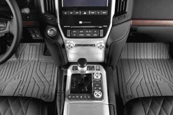 5 999 р. Коврик в салони премиум-класса Kvest Toyota Land Cruiser 200 2-ой рестайлинг (2015-2021)  с доставкой в г. Майкоп. Увеличить фотографию 2
