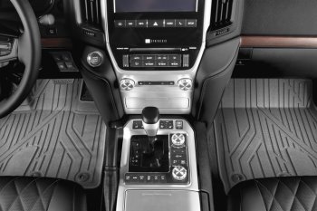 5 999 р. Коврик в салони премиум-класса Kvest Toyota Land Cruiser 200 2-ой рестайлинг (2015-2021)  с доставкой в г. Майкоп. Увеличить фотографию 2