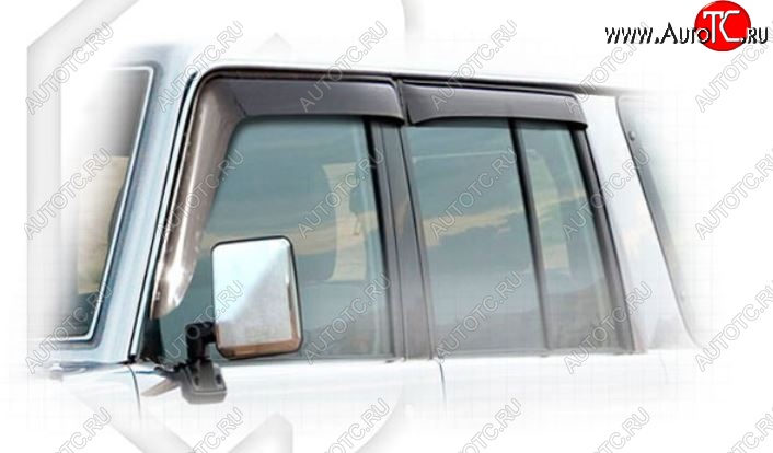 1 999 р. Дефлектора окон CA-Plastic  Toyota Land Cruiser  70 (1999-2004) 5 дв. 2-ой рестайлинг (Classic полупрозрачный)  с доставкой в г. Майкоп