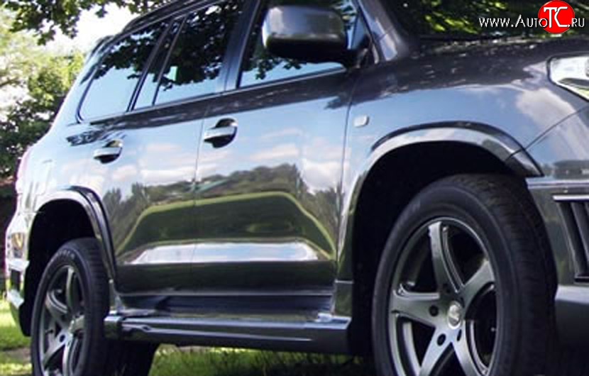 18 449 р. Накладки на колёсные арки Wald Black Bison Toyota Land Cruiser 200 дорестайлинг (2007-2012) (Неокрашенные)  с доставкой в г. Майкоп