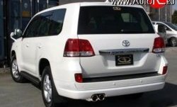 17 299 р. Накладка Goldman на передний бампер Toyota Land Cruiser 200 дорестайлинг (2007-2012) (Неокрашенная)  с доставкой в г. Майкоп. Увеличить фотографию 3