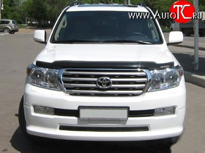 17 299 р. Накладка Goldman на передний бампер Toyota Land Cruiser 200 дорестайлинг (2007-2012) (Неокрашенная)  с доставкой в г. Майкоп
