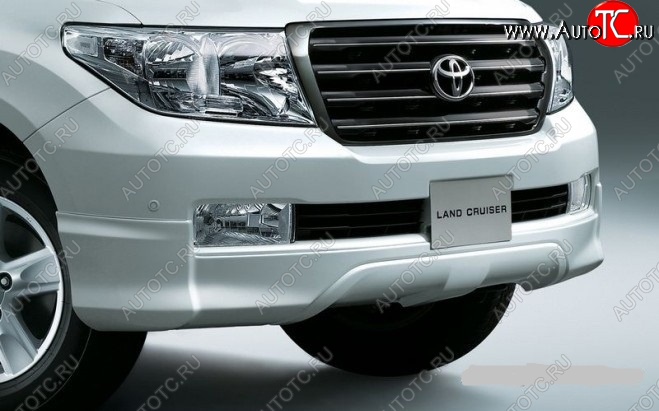 9 299 р. Накладка на передний бампер ORIGINAL Toyota Land Cruiser 200 дорестайлинг (2007-2012) (Неокрашенная)  с доставкой в г. Майкоп