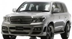 18 449 р. Пороги накладки Wald Black Bison Toyota Land Cruiser 200 дорестайлинг (2007-2012) (Неокрашенные)  с доставкой в г. Майкоп. Увеличить фотографию 2