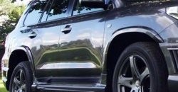 18 449 р. Пороги накладки Wald Black Bison Toyota Land Cruiser 200 дорестайлинг (2007-2012) (Неокрашенные)  с доставкой в г. Майкоп. Увеличить фотографию 5