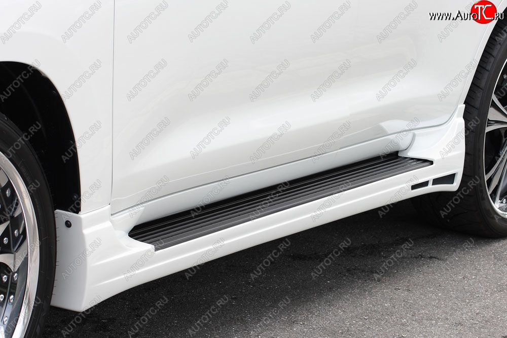 18 749 р. Пороги накладки MzSpeed ZEUS LUV LINE Toyota Land Cruiser 200 дорестайлинг (2007-2012) (Неокрашенные)  с доставкой в г. Майкоп