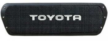 17 699 р. Решетка радиатора CrTuning Toyota Land Cruiser 200 дорестайлинг (2007-2012) (С надписью TOYOTA)  с доставкой в г. Майкоп. Увеличить фотографию 2