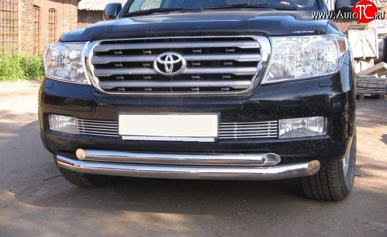 7 199 р. Декоративная вставка воздухозаборника Berkut Toyota Land Cruiser 200 дорестайлинг (2007-2012)  с доставкой в г. Майкоп