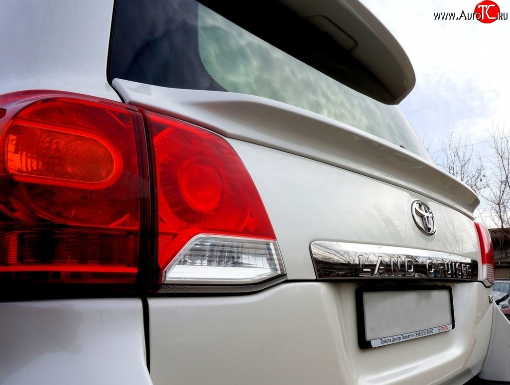 12 099 р. Спойлер Style  Toyota Land Cruiser  200 (2007-2012) дорестайлинг (Неокрашенный)  с доставкой в г. Майкоп