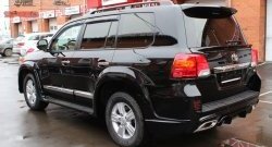 8 149 р. Накладка Wald Black Bison на заднюю дверь автомобиля Toyota Land Cruiser 200 дорестайлинг (2007-2012) (Большая накладка)  с доставкой в г. Майкоп. Увеличить фотографию 6