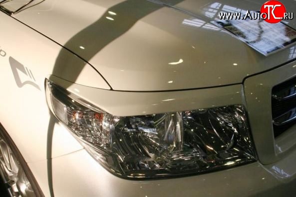 1 169 р. Реснички JAOS Toyota Land Cruiser 200 дорестайлинг (2007-2012) (Неокрашенные)  с доставкой в г. Майкоп