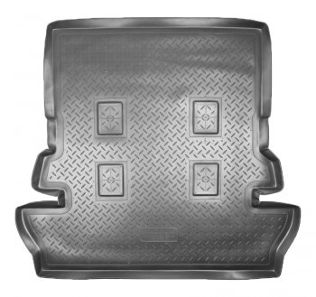 Коврик в багажник Norplast Unidec (7 мест ) Toyota Land Cruiser  200 (2007-2012) дорестайлинг (Цвет: черный)
