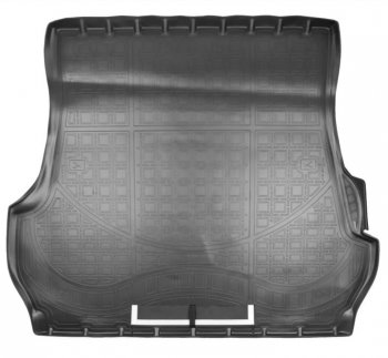 Коврик в багажник Norplast Unidec (5 мест) Toyota Land Cruiser  200 (2007-2021) дорестайлинг, 1-ый рестайлинг, 2-ой рестайлинг (Черный с фартуком)