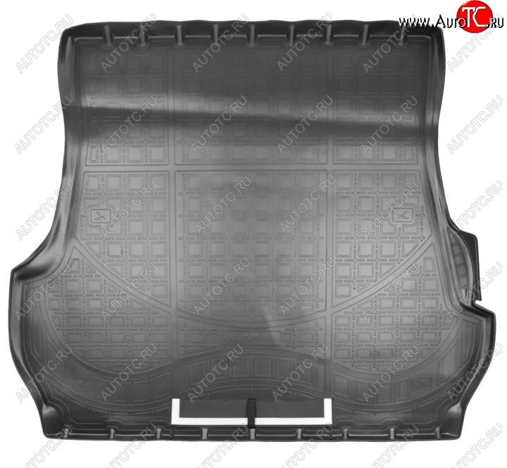 3 599 р. Коврик в багажник Norplast Unidec (5 мест)  Toyota Land Cruiser  200 (2007-2021) дорестайлинг, 1-ый рестайлинг, 2-ой рестайлинг (Черный с фартуком)  с доставкой в г. Майкоп