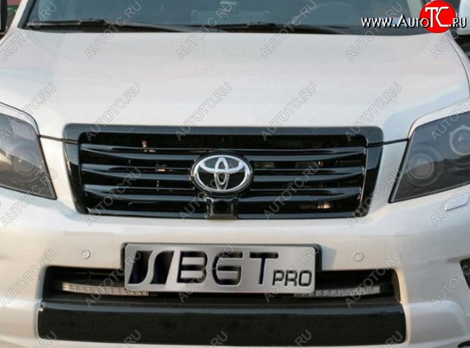7 499 р. Решётка радиатора ELFORD Style (под камеру) Toyota Land Cruiser Prado J150 дорестайлинг (2009-2013) (Неокрашенная)  с доставкой в г. Майкоп