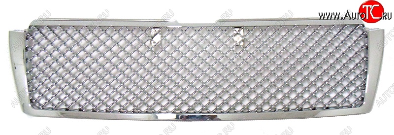 9 649 р. Решётка радиатора (сетка/хром) SAT Toyota Land Cruiser Prado J150 дорестайлинг (2009-2013)  с доставкой в г. Майкоп