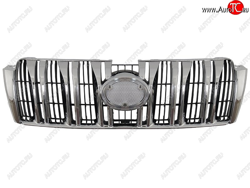 6 199 р. Решётка радиатора SAT (хромированная) Toyota Land Cruiser Prado J150 дорестайлинг (2009-2013)  с доставкой в г. Майкоп