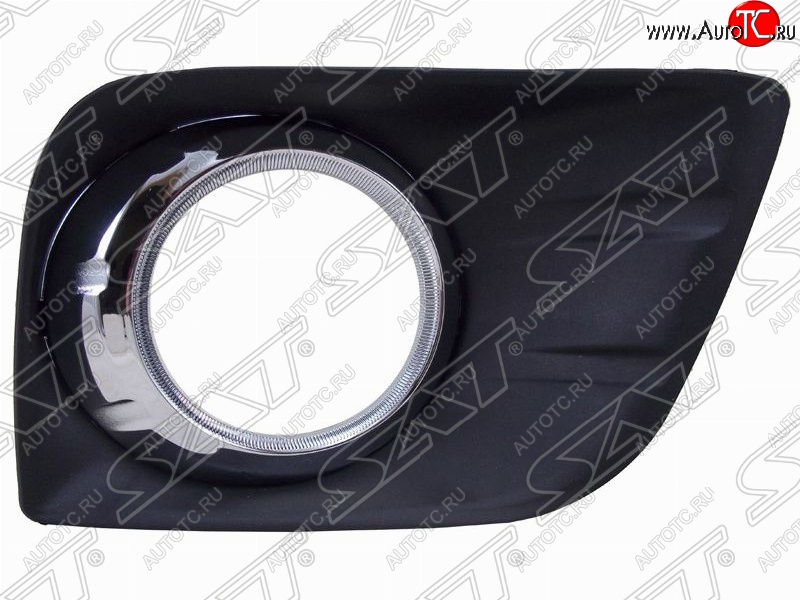 439 р. Правая рамка противотуманной фары SAT Toyota Land Cruiser Prado J150 дорестайлинг (2009-2013)  с доставкой в г. Майкоп