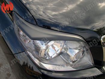 1 599 р. Реснички на фары JAOS  Toyota Land Cruiser Prado  J150 (2009-2013) дорестайлинг (Неокрашенные)  с доставкой в г. Майкоп. Увеличить фотографию 3