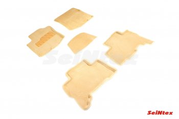 Комплект ворсовых ковриков в салон Seintex (3D) Toyota Land Cruiser Prado  J150 (2009-2013) дорестайлинг
