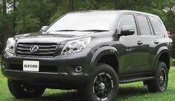3 489 р. Решётка радиатора Elford Toyota Land Cruiser Prado J150 дорестайлинг (2009-2013) (Неокрашенная)  с доставкой в г. Майкоп. Увеличить фотографию 6
