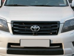 10 599 р. Решетка радиатора ELFORD Toyota Land Cruiser Prado J150 дорестайлинг (2009-2013) (Неокрашенная)  с доставкой в г. Майкоп. Увеличить фотографию 2