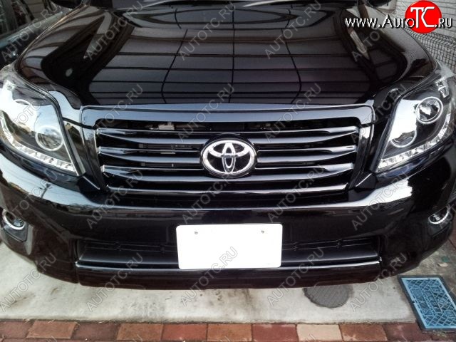 10 599 р. Решетка радиатора ELFORD Toyota Land Cruiser Prado J150 дорестайлинг (2009-2013) (Неокрашенная)  с доставкой в г. Майкоп