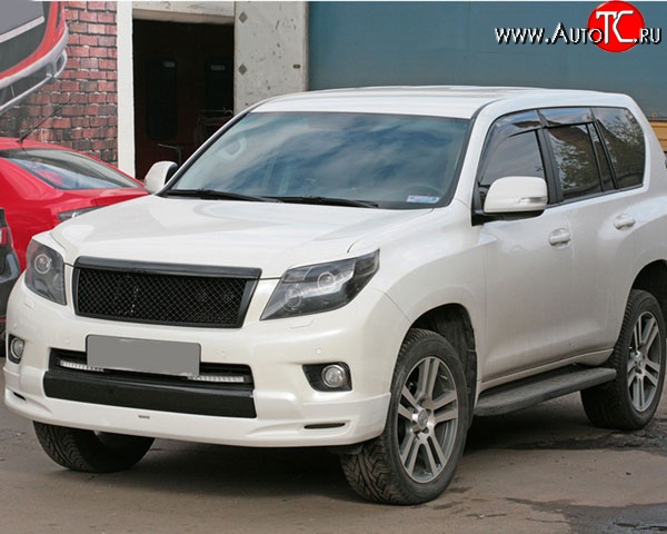4 649 р. Решётка радиатора TRD Toyota Land Cruiser Prado J150 дорестайлинг (2009-2013) (Неокрашенная)  с доставкой в г. Майкоп
