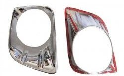 3 599 р. Подиумы противотуманных фар СТ Toyota Land Cruiser Prado J150 дорестайлинг (2009-2013)  с доставкой в г. Майкоп. Увеличить фотографию 2