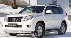 839 р. Зимняя заглушка решетки переднего бампера РА Toyota Land Cruiser Prado J150 дорестайлинг (2009-2013)  с доставкой в г. Майкоп. Увеличить фотографию 3