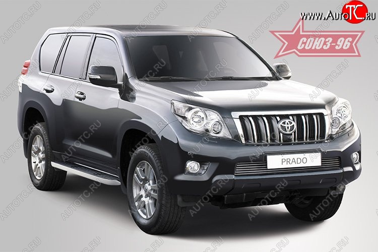 7 109 р. Декоративный элемент воздухозаборника Souz-96 (d10) Toyota Land Cruiser Prado J150 дорестайлинг (2009-2013)  с доставкой в г. Майкоп