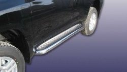 Широкая защита порогов Slitkoff Toyota Land Cruiser Prado  J150 (2009-2013) дорестайлинг