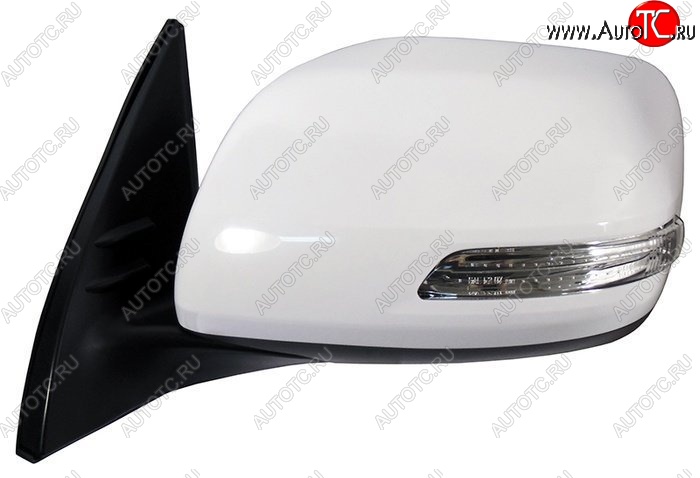 11 449 р. Боковое левое зеркало заднего вида (обогрев/поворотник) SAT Toyota Land Cruiser Prado J150 дорестайлинг (2009-2013) (Неокрашенное)  с доставкой в г. Майкоп